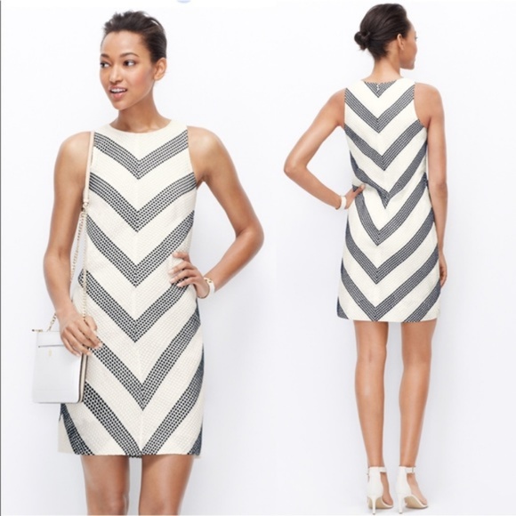 Ann Taylor Dresses & Skirts - Ann Taylor black and white dot cocktail dress 6